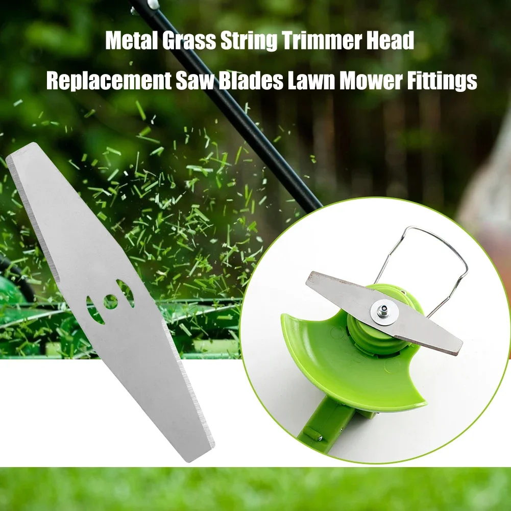 10/20PCS Metal Grass String Trimmer Head Replacement Saw Blades Lawn Mower Fittings Home Garden Power Tool Replacement Blade ﻿
