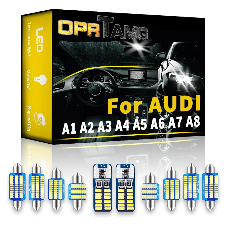 Автомобильная светодиодная сигнальная лампа OPRTAMG для audi A1 8XA 8XF A2 A3 L1 P1 V1 P7 A4 B8 B9 A5 F5A