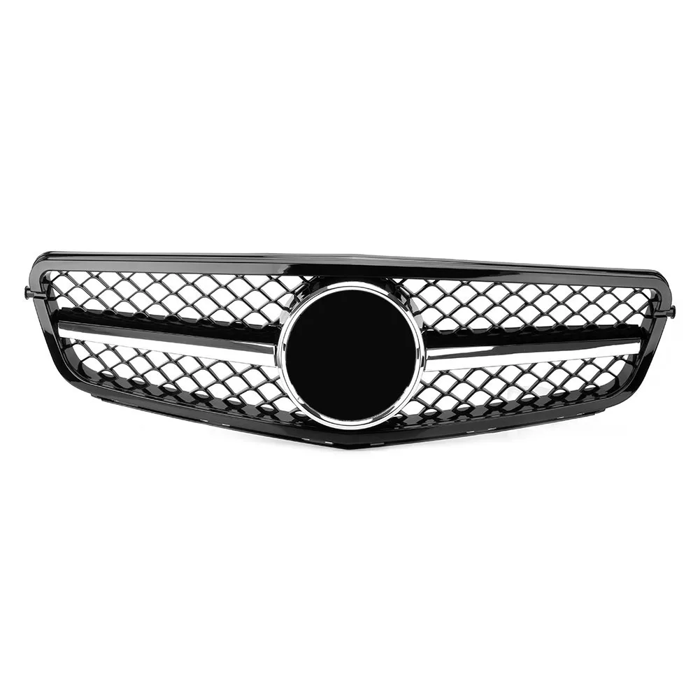 

Car Front Bumper Grille Radiator Upper Mesh Grill for Mercedes C-Class Benz W204 C300 C350 2008-2014 Racing Grille Gloss Black