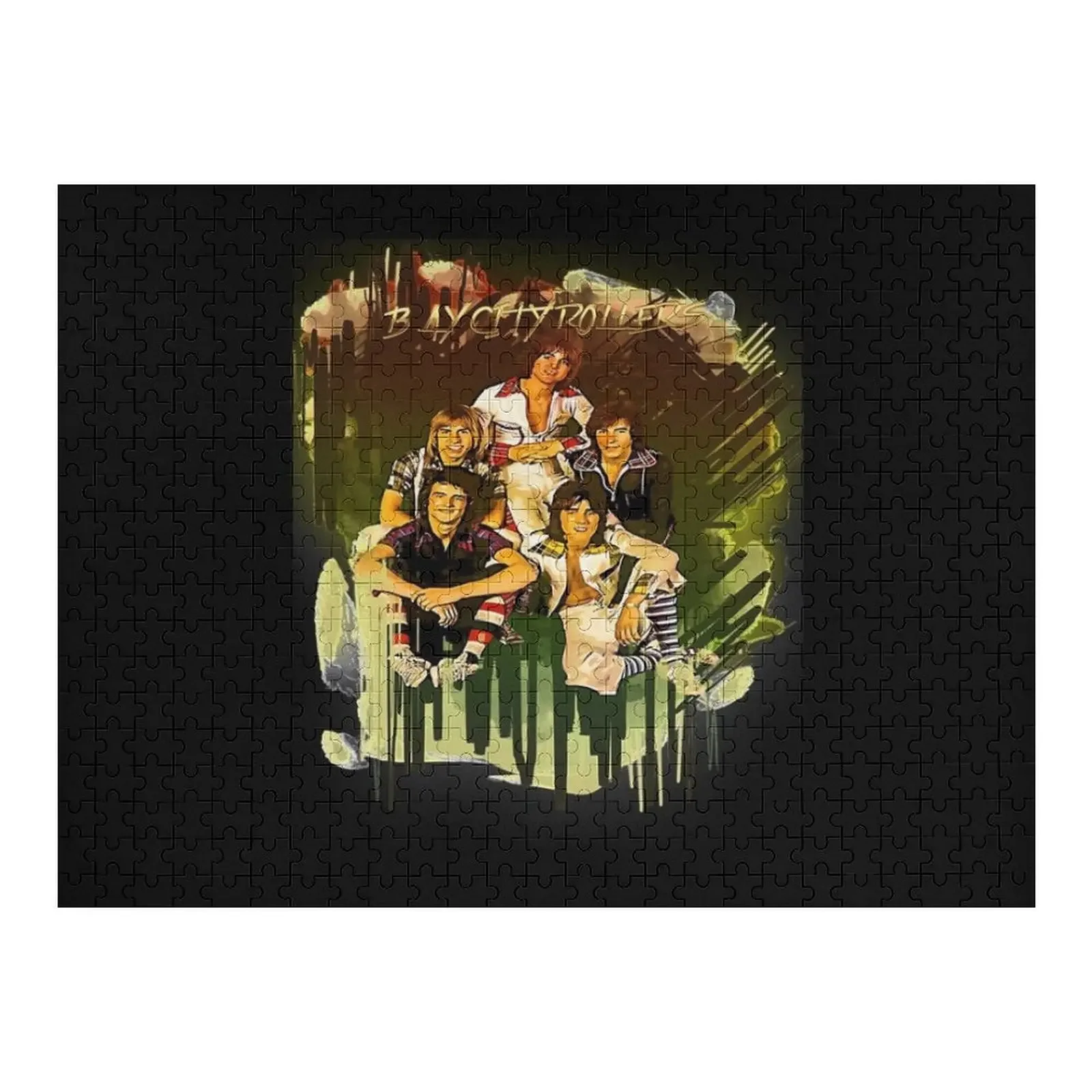 Bay City Rollers People Call Me Retro Vintage Jigsaw Puzzle With Photo Custom Wooden Gift Custom Name Child Toy Puzzle large off road vehicle kid baby toy car with two seats remote ride on toys for 1 8 years old child electric cars can sit people