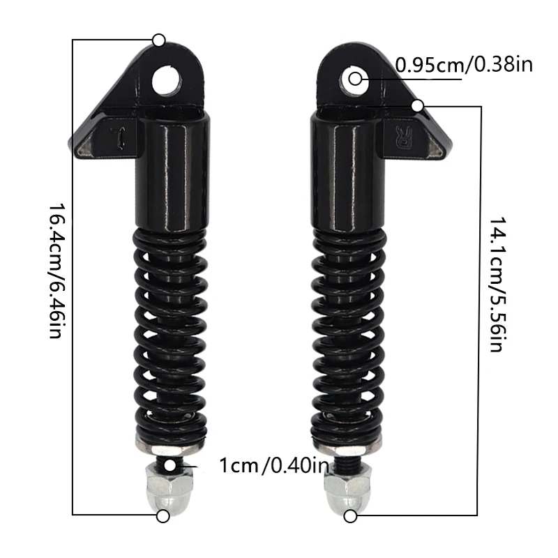 Electric scooter front wheel shock absorber shock absorption non hydraulic oil spring absorber