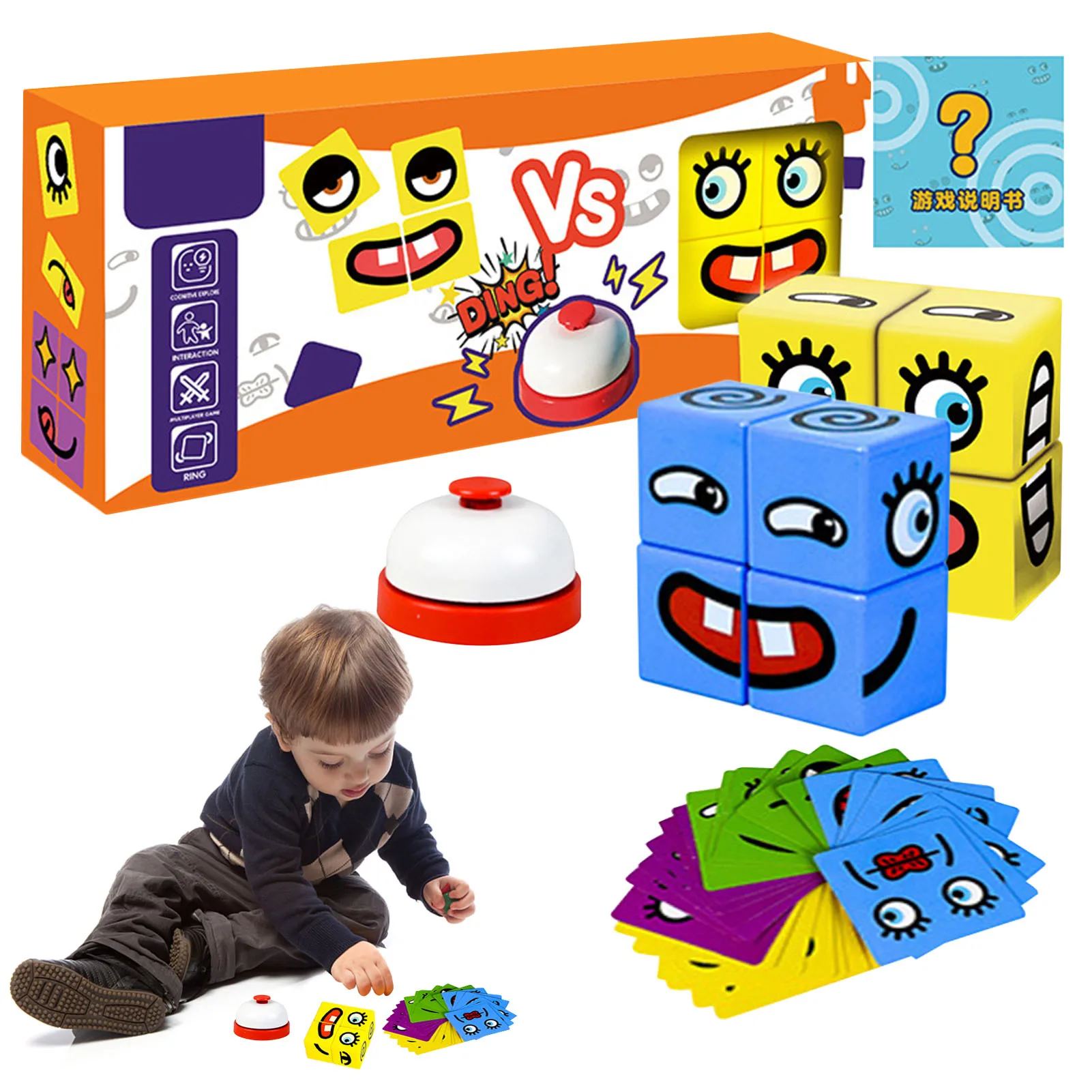 Expression Puzzle Building Blocks Expressions Matching Building Blocks Puzzle Educational Games Montessori Toy For Kids 1 Expression Puzzle Building Blocks Expressions Matching Building Blocks Puzzle Educational Games Montessori Toy For Kids 1