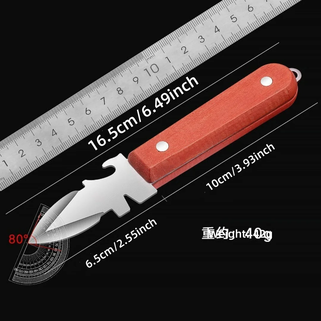 Premium Stainless Steel Seafood Opener - Sharp-Edged Shucker Tool