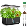 Hydroponics Growing System: 10 Pods Garden Kit