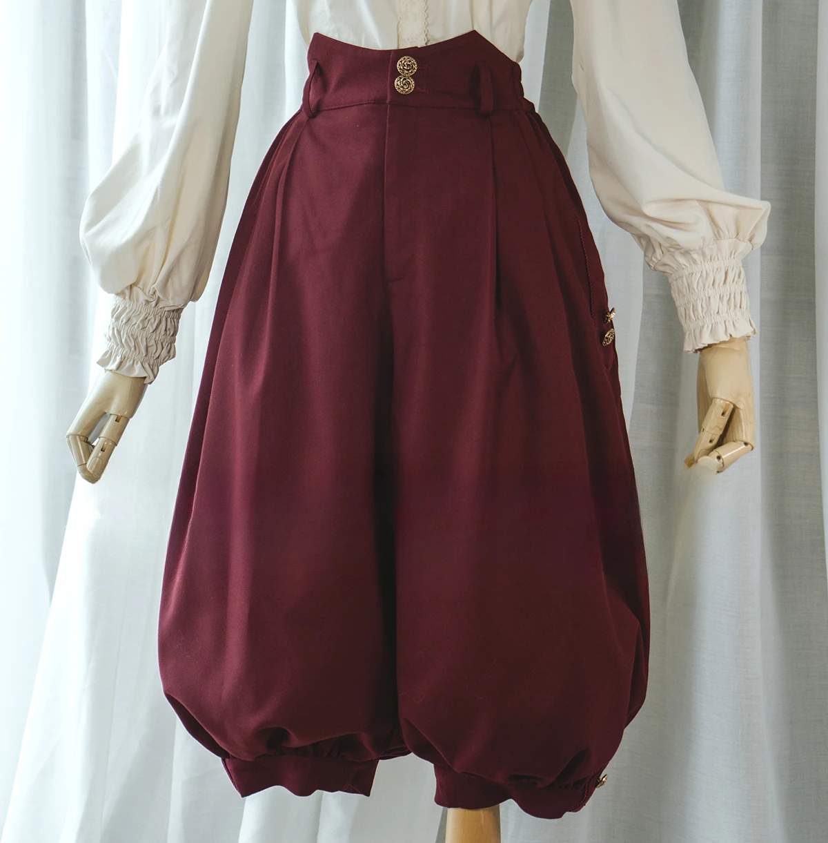 Minerva's Stitch * Vintage Riding Suit High Waist Half-pants Breeches * Surface Spell Lolita Bicycle Bloomer ~ Pre-order