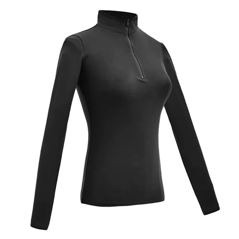 Women's Yoga Shirts Long Sleeve Sport Top with Zipper for Gym Athletic yoga top yoga shirt sports shirt sports t shirt