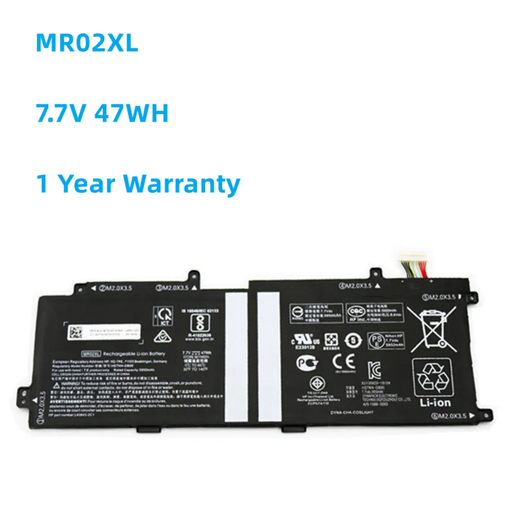 Аккумулятор MR02XL MC02XL для ноутбука HP Elite X2 G4