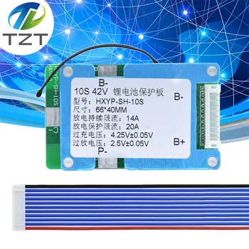 Scheda di protezione batteria al litio 18650 con cella ai polimeri BMS 10S 42V 15A con controllo della temperatura integrato dell'equilibrio