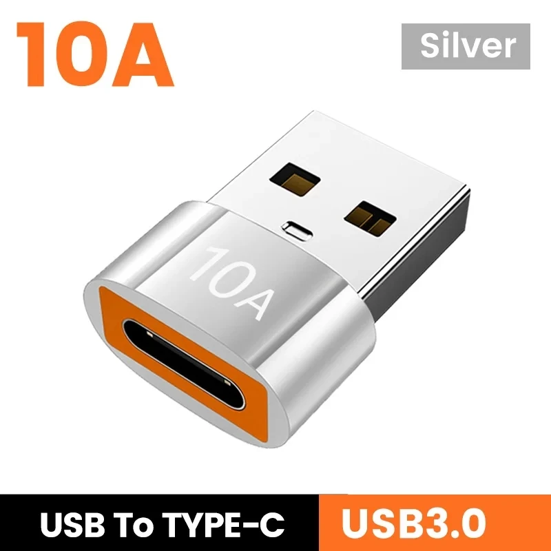 10A OTG نوع C أنثى إلى USB ذكر USB 3.0 إلى Type-C...
