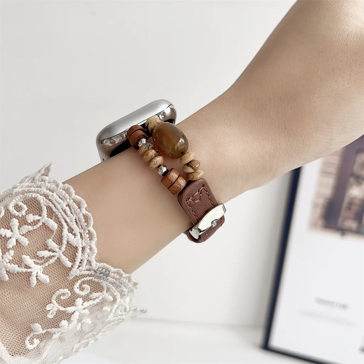 Watch Band For iWatch 42/44/45/46/49mm 38/40/41mm PU leather Fashion Watch Strap for Watch Series Ultra2 Series 10/9/8/7/6/5/4/3/2/1_voghion.com