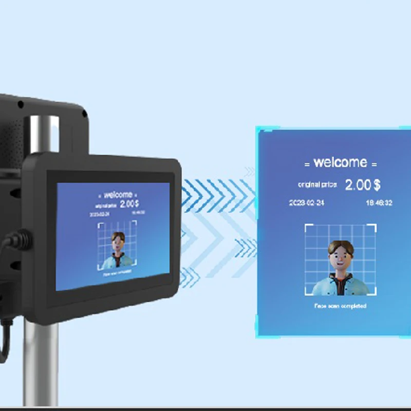 MDM P18-Q를 갖춘 지하철 교통 비접촉식 NFC 카드 QR 리더 벽걸이형 버스 유효성 검사기