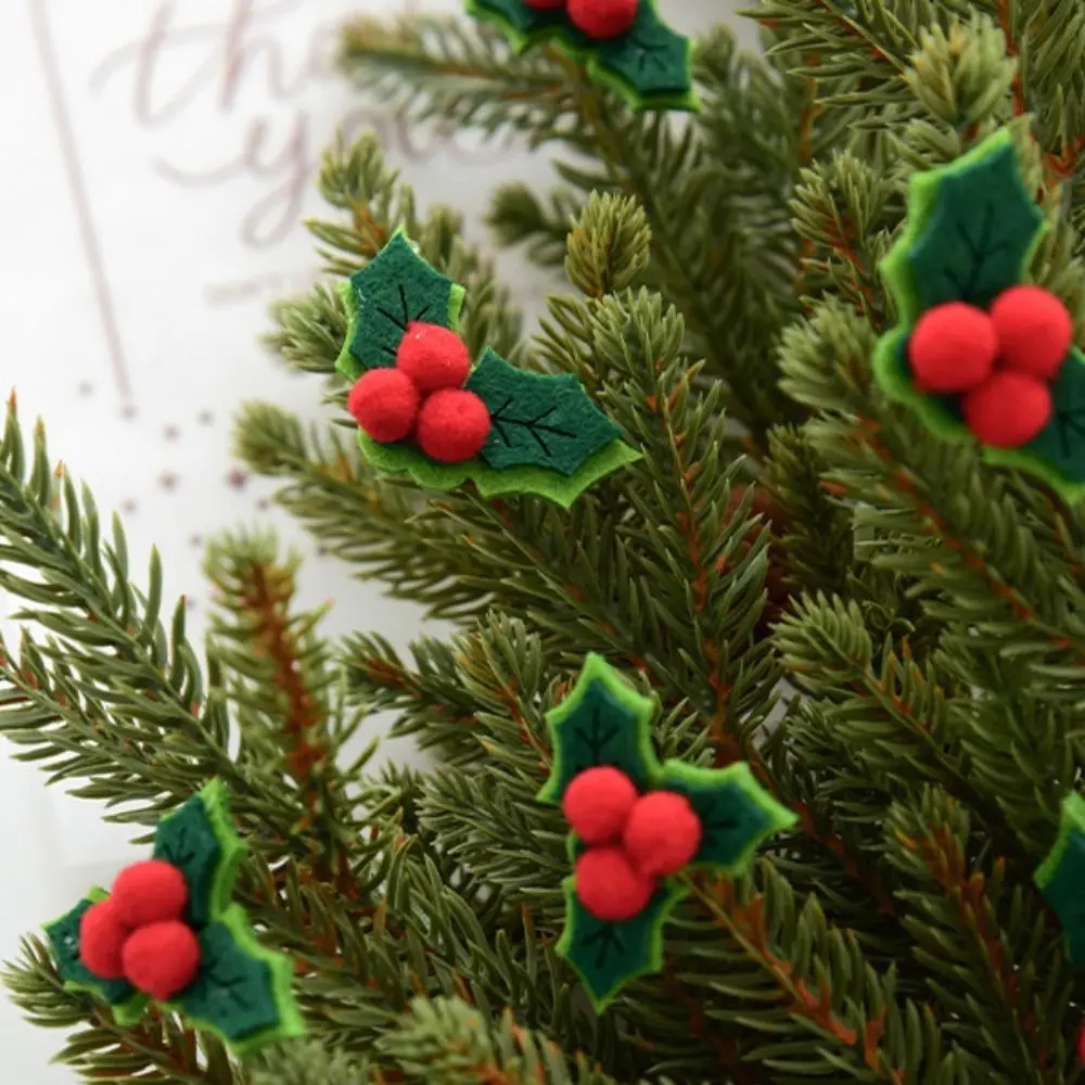 New Small Christmas Decorations Pendant Handmade DIY Bow Decoration Mini Vintage Christmas Tree Decoration Home Decoration