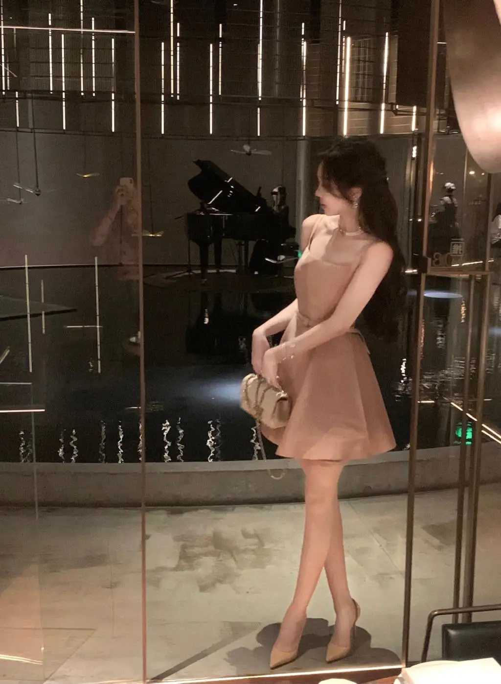 Elegant Short Dresses for Women Summer New Solid Spaghetti Strap A-line Evening Party Dress Prom Chic Clothing Vestidos Mujer