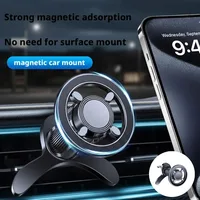 NEW Magnetic Car Phone Holder Stand Car Air Outlet Navigation Bracket For Magsafe Support GPS Mobile Bracket Auto Interior Decor 1