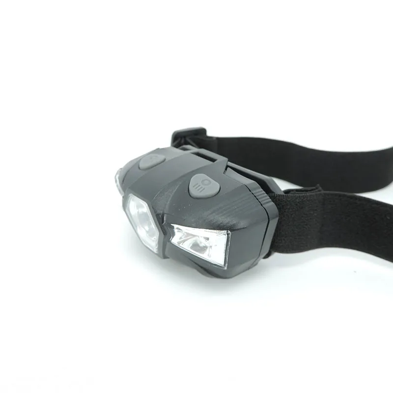 JAERBEE Cob Led Mini Head Light Lamp Headlight 3 Modes Rainproof Flashlight Head For Outdoor Camping Fishing Black
