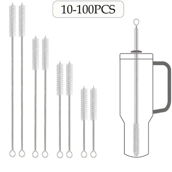 Kit spazzole per pulire la cannuccia per Stanley - (4 dimensioni) Detergenti per tubi extra lunghi, Spazzola per pulire la cannuccia per bicchieri, bottiglie 1