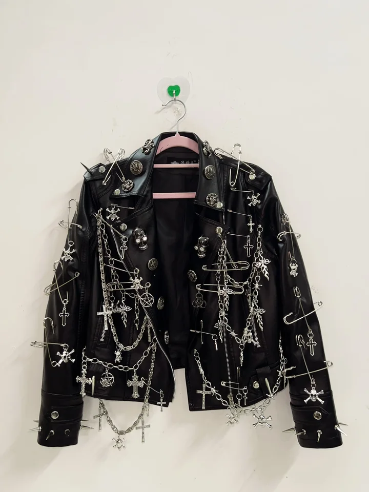 ジャケット・アウター 00s y2k gauze gothic lolita punk jacket ジャケット・アウター 00s y2k gauze gothic lolita punk jacket