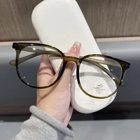 Ultralight Women Short-sighted Eyewear Unisex Round Myopia Glasses Blue Light Minus Diopter Eyeglasses Retro Clear Lens Glasses 2