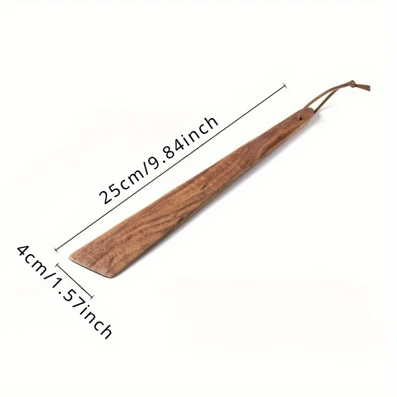 1/2pcs Acacia Wood Portable Outdoor Spatula Creative Wooden Spatula Non-stick Pan Oblique Spatula Home Travel Baby Food Spatula