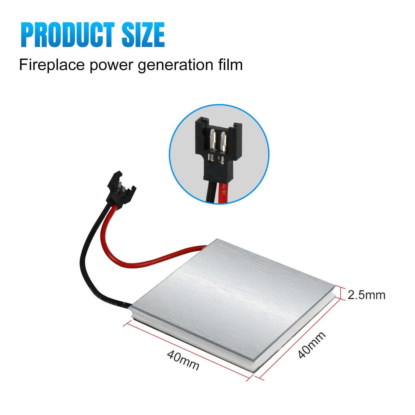 1PC Fireplace Fan Generator Chip Machinery Electric Power Motor Barbecue Oven Thermoelectric Generator Chip General Accessories
