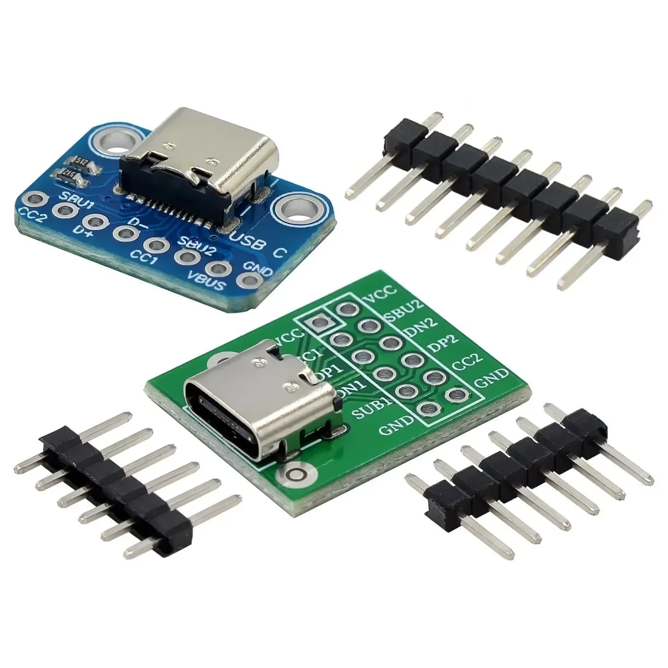 5 개/몫 Type-c usb 전송 핀 dip 여성 기본 B 어댑터 플레이트 용접 여성 헤드 typec 피드 및 방전 핀