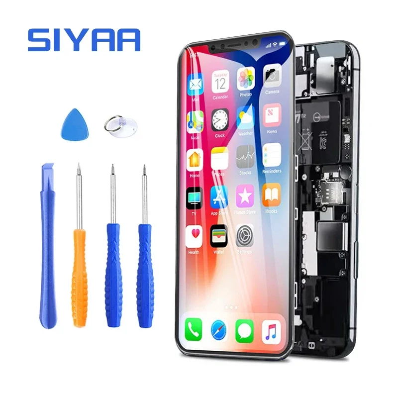 ЖК-дисплей SIYAA для iPhone мягкий сенсорный ЖК-экран с дигитайзером в сборе 5S SE 6 6S 7 8 Plus