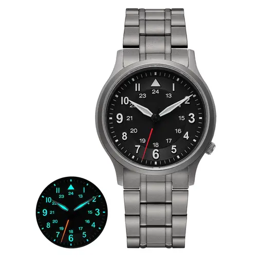 BERNY Full Titanium Watches for Men Outdoor Quartz Men's Field Wristwatch VH31 Super Luminous Sapphire Easy Read Watch - Image 12