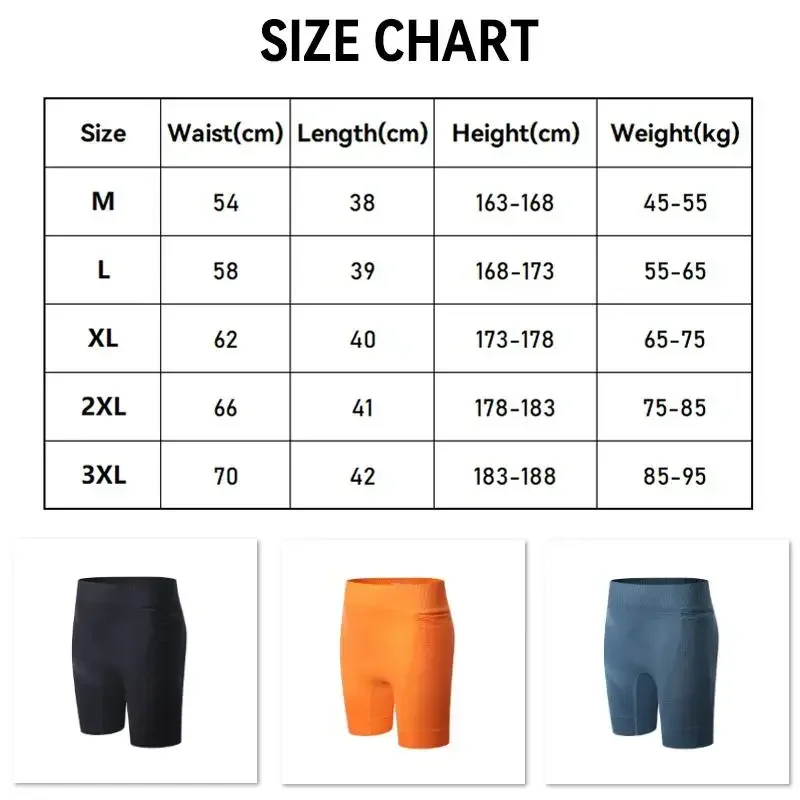 M-3XL 남녀공용 하이 스트레치 컴프레션 러닝 반바지 속건 5인치 마라톤 스포츠 타이츠 (허리 뒤쪽 포켓 포함)