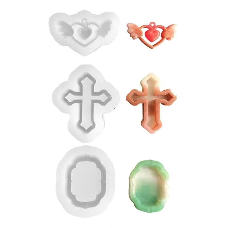 

Глянцевая силиконовая форма для декора, различные стили, орнамент, брелок, форма, сделай сам, кулон 264F