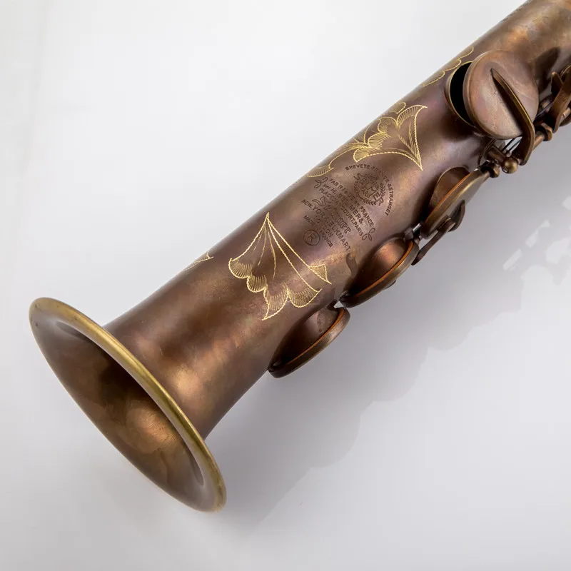 Made in France Mark VI bronze B flat Soprano Saxophone Brass Music Instruments Sax With Case Mouthpiece