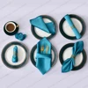 12pcs Teal blue