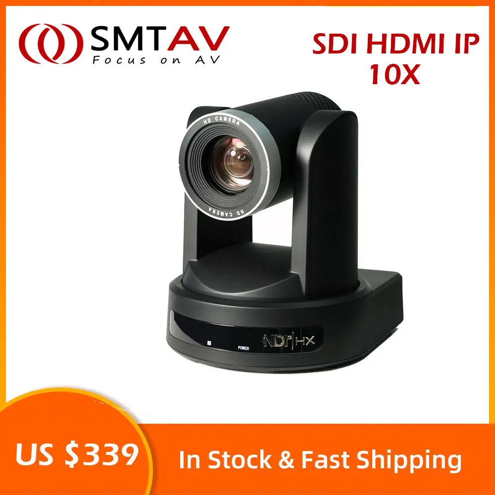SMTAV Бесплатная доставка NDI SDI PTZ камера 10X 12X 20X зум прямая трансляция HX для церкви