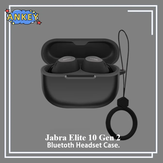 for Jabra Elite 10 Gen 2 Case Earphone Protective Cover Anti-fall