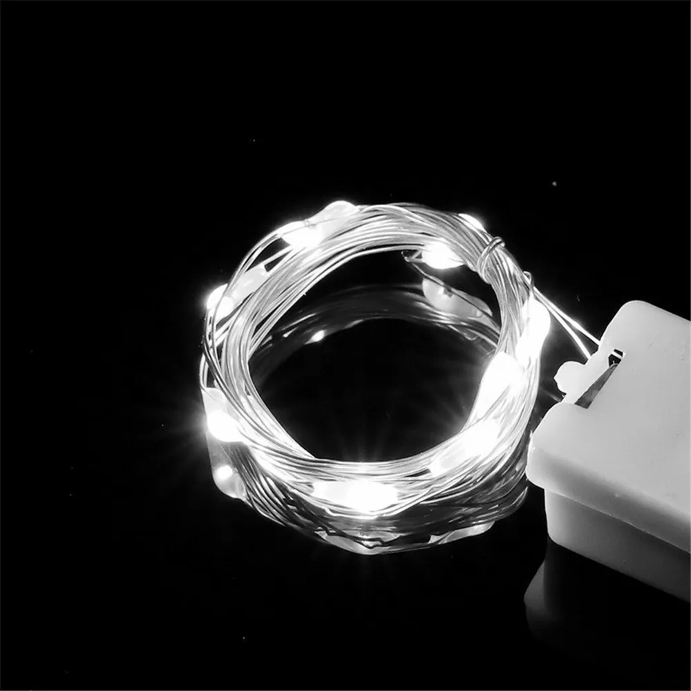 Description Picture 5 of item20 Pack String Fairy Lights 20Led 2M Silver Copper Wire Battery Powered Decorations Lights For Wedding Party Christmas Decor