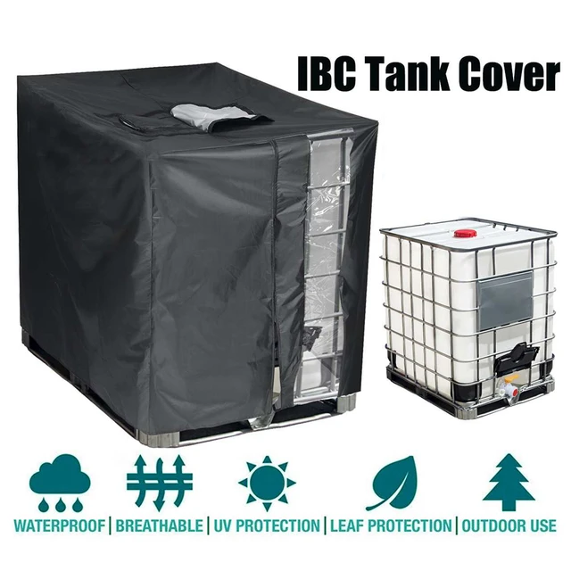 Outdoor IBC Tank Abdeckung Für Regen Wasser Tank 1000L Container Folie  Wasserdichte Anti-Staub Abdeckung Sonnenschutz 420D Oxford tuch - AliExpress