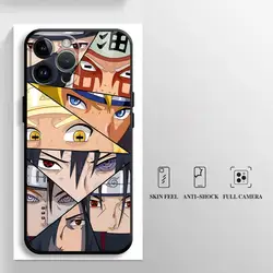 Sleek Black Soft Phone Cover with Cool Eye Design - iPhone 12 Mini (Mix01)