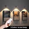 Spotlights USB Rechargeable Intelligent Human Sensing Wireless Wall Light Dimmable Led Spotlight for Lighting Paintings Pictures 1