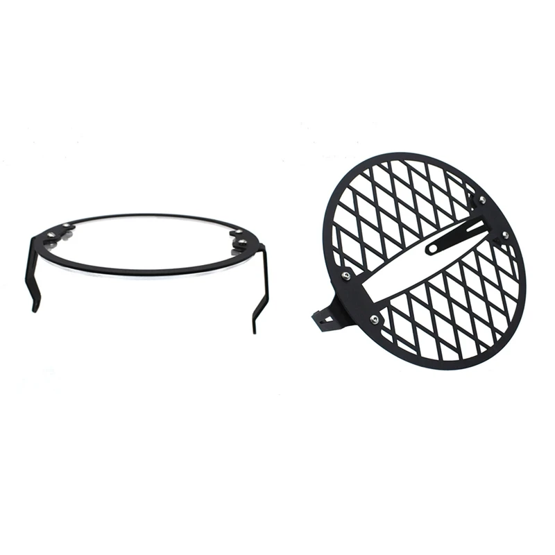 Motorcycle Headlight Protector Grille Guard Protection Cover For
