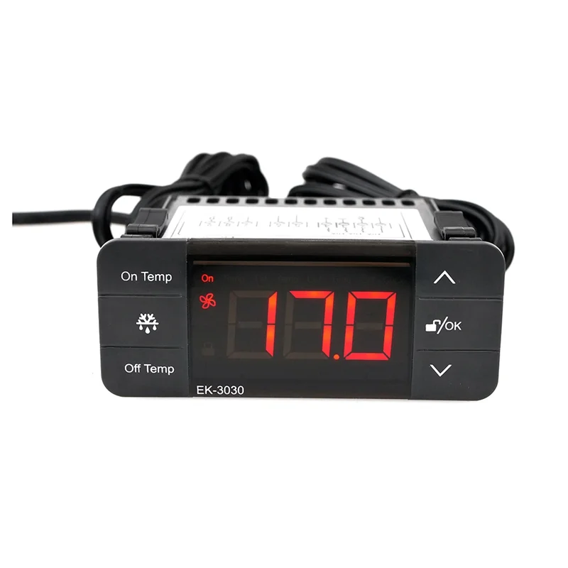 Régulateur de température numérique A25F-EK-3030 220V ThermoandreSensor indispensable de dégivrage thermoandrefor congélateur de stockage à froid 1 Régulateur de température numérique A25F-EK-3030 220V ThermoandreSensor indispensable de dégivrage thermoandrefor congélateur de stockage à froid 1