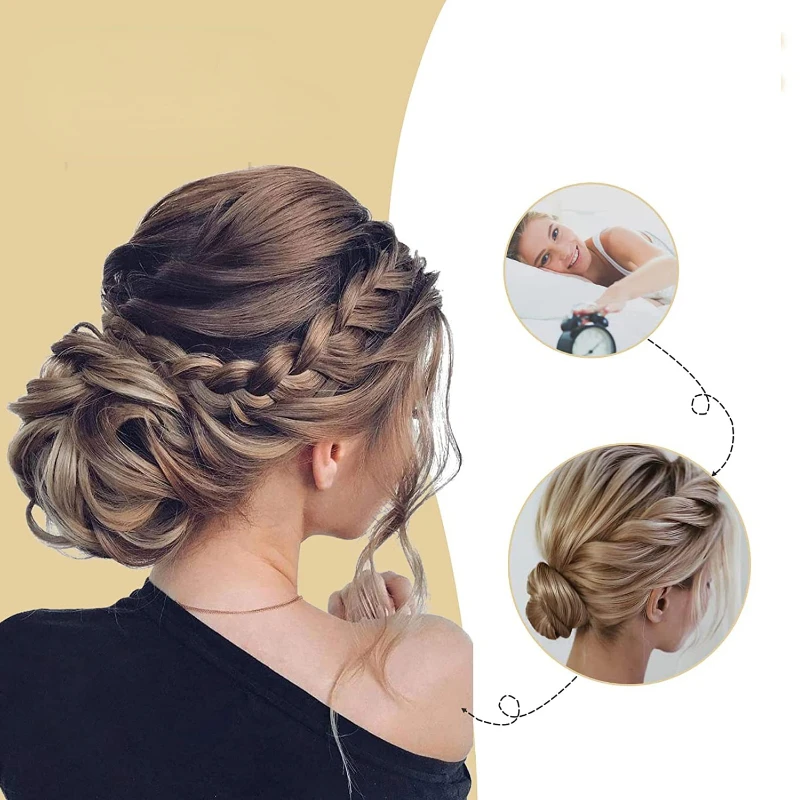 claw clip hair wavy curly hair patch suitable for women's ponytail extension synthetic fake bun