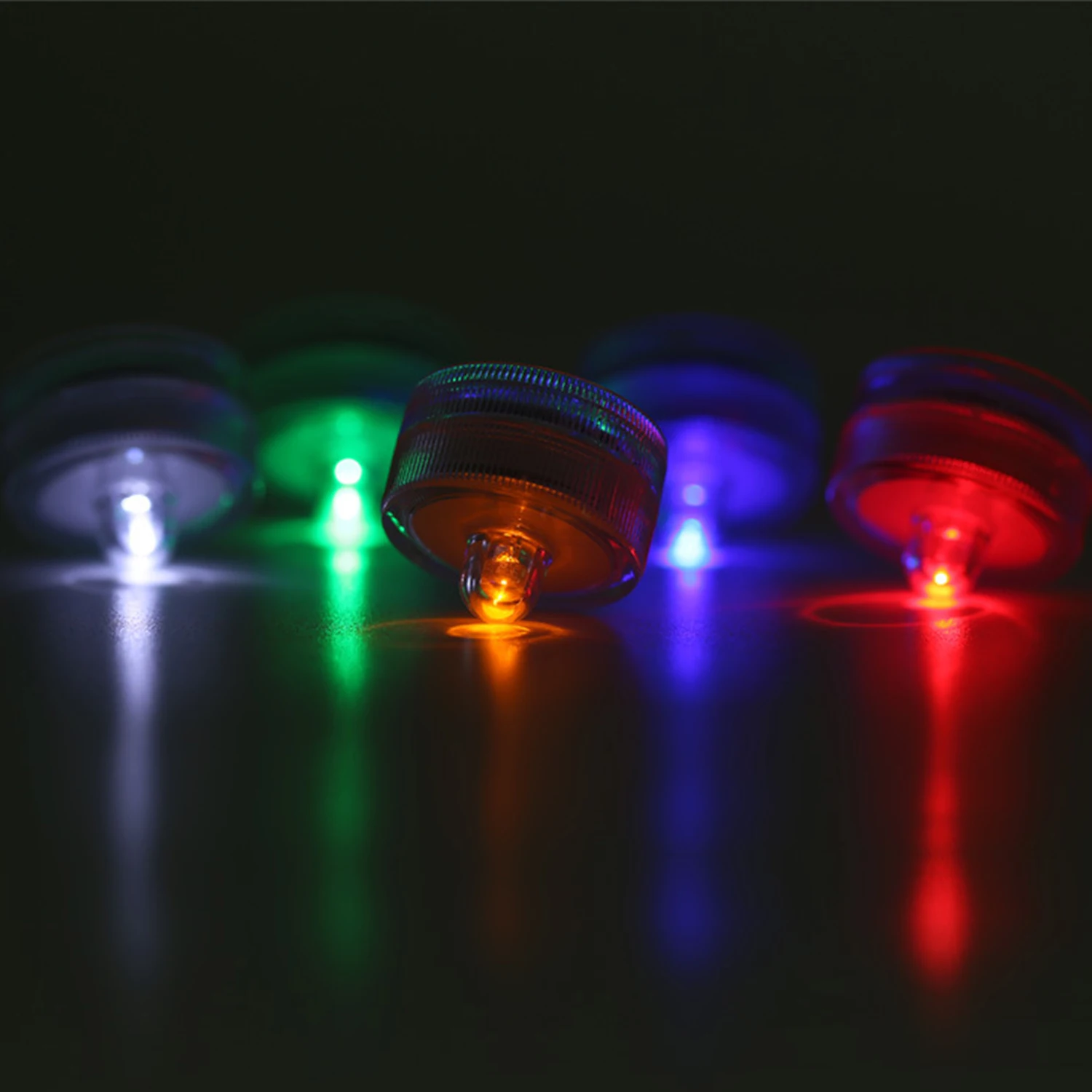 Mini Plastic Fish Tank Stackable Desktop Mini Aquarium Micro Aquatic Landscape Tank LED Light Decor Small Eco Cylinder Supplies