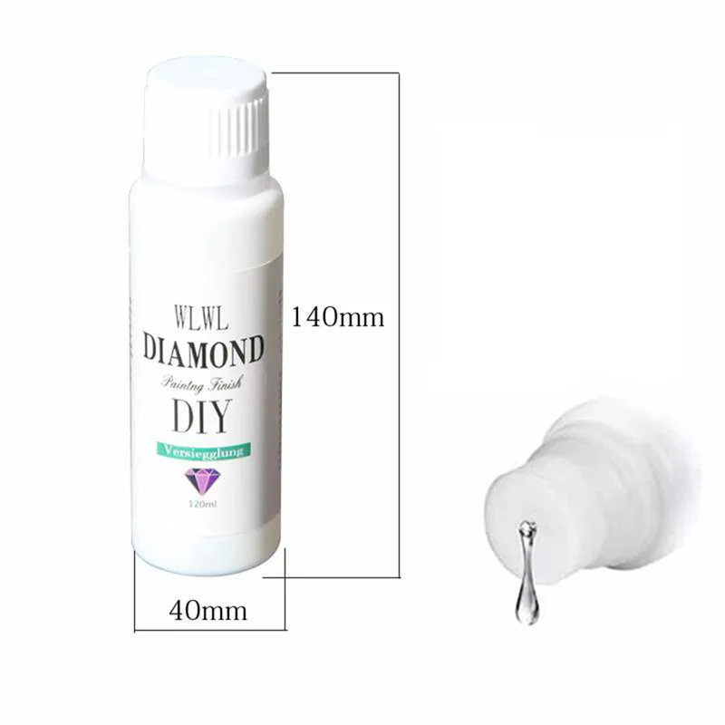 120ml Diamond Painting Sealer Diamond Mosaic Cross Stitch Kits