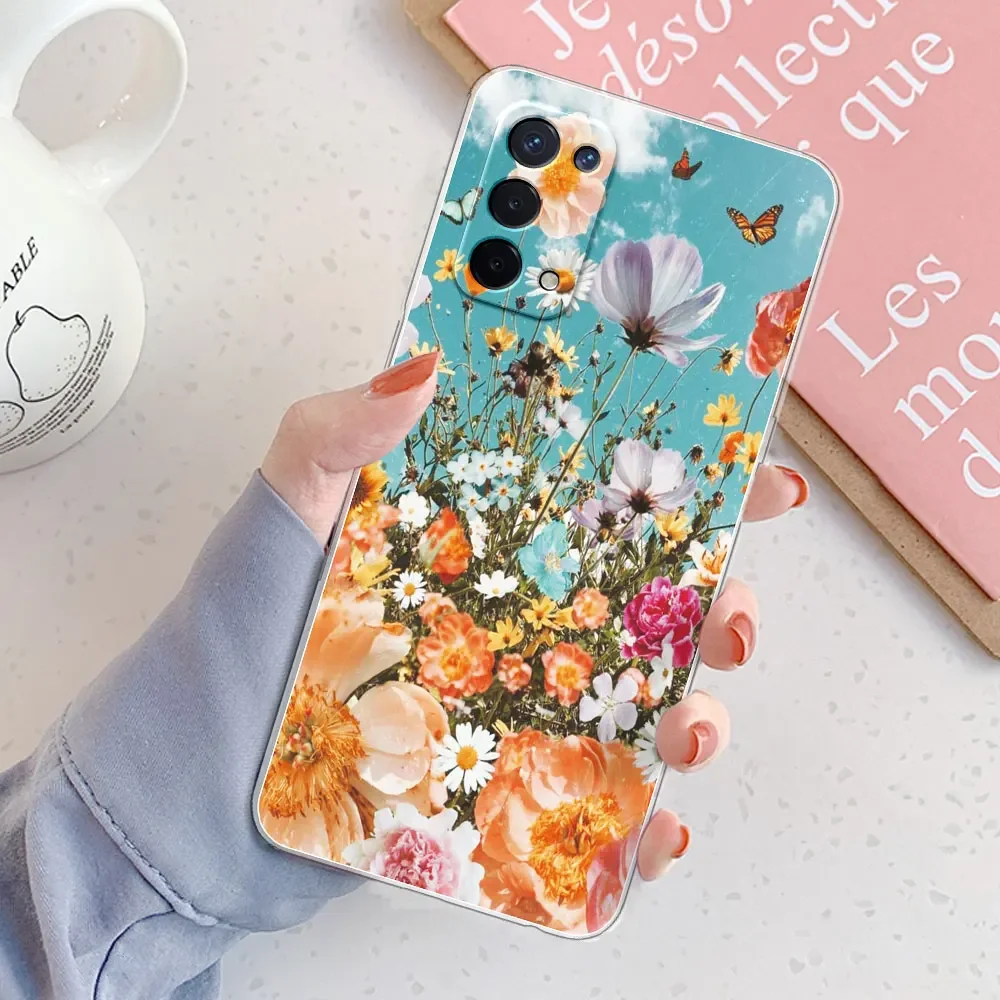 DOINK Cover Custodia Protettiva Per Oppo A74 4G Con Cavalletto - Antiurto Rugged, PC+TPU, Grigio