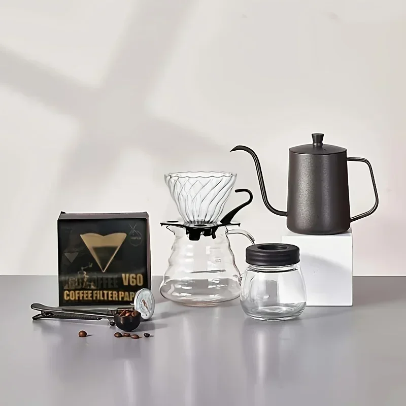 Portable Coffee Set 7 Pieces - طقم قهوة محمول 7 قط...