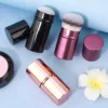 Retractable Kabuki Foundation Brush Travel Portable Multifunctional Makeup Brush For Liquid, Cream And Flawless Powder Cosmetics 2