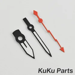 Green Super Luminous Lightning Second Hand for Watches - Precision Needle Pointer Parts (NO.20 Black Orange)
