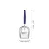 Pet Cat Litter Scoop 35X13.5X5Cm Ergonomic Handle Stainless Steel Sifting Scooper For Clumping Sand Waste Poop Sifting 4