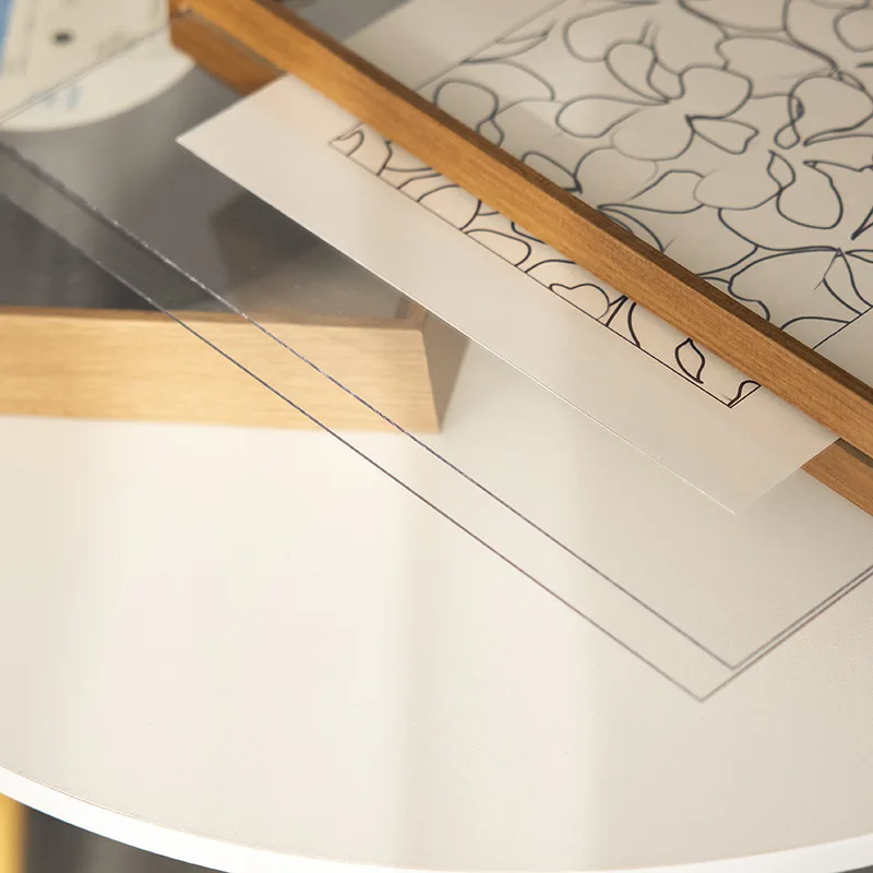 사진, 인증서 및 표본 디스플레이용 양면 투명 아크릴 사진 프레임 탁상용 및 벽걸이형