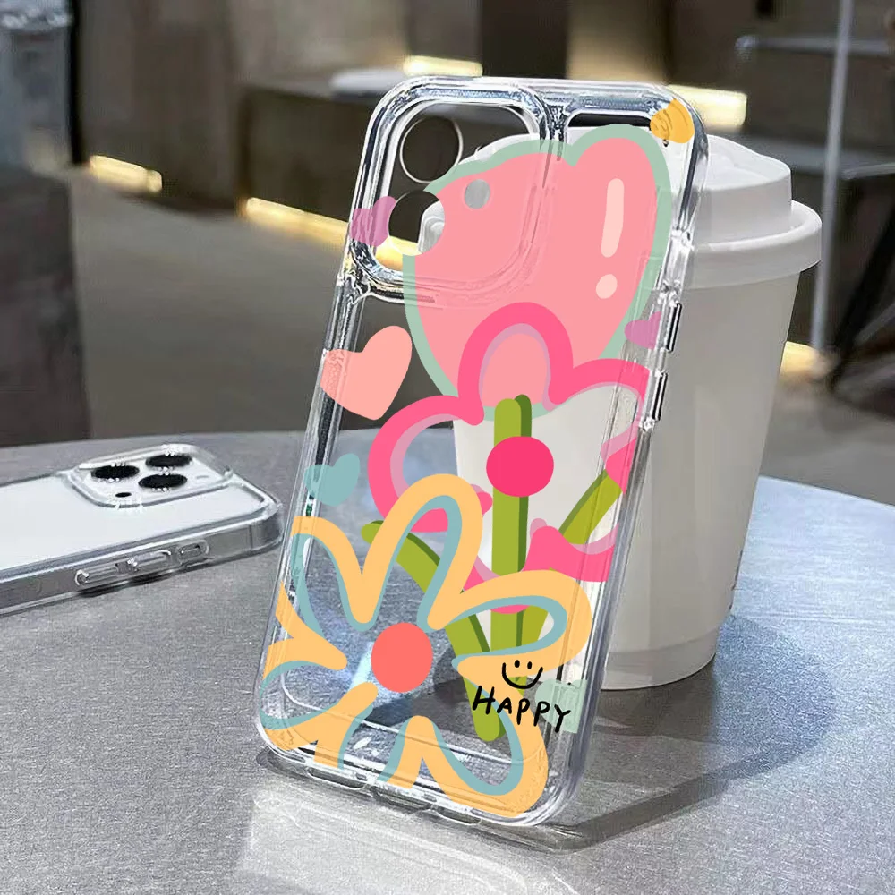 Floral Design Phone Case - Elegant Flower Pattern Cover