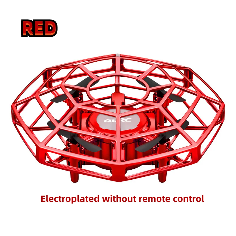 Smart Gesture Sensing Helicopter RC UFO Infrared Induction Uav Drop Resistant Hover Flying Saucer Quadcopter Toy For Children zl100 rc wooden quadcopter RC Quadcopter